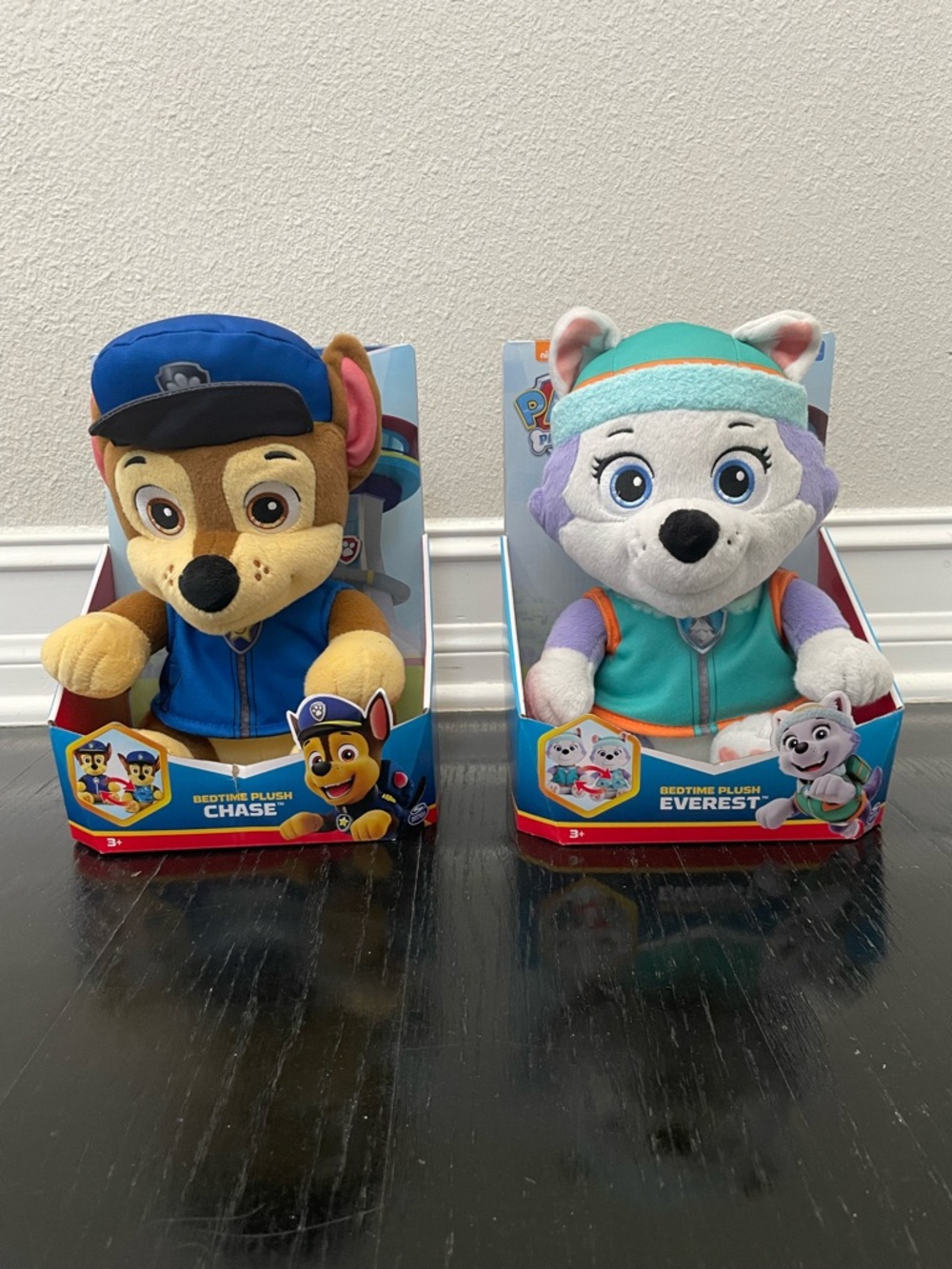 Paw Patrol Bedtime Plush Chase and Everest